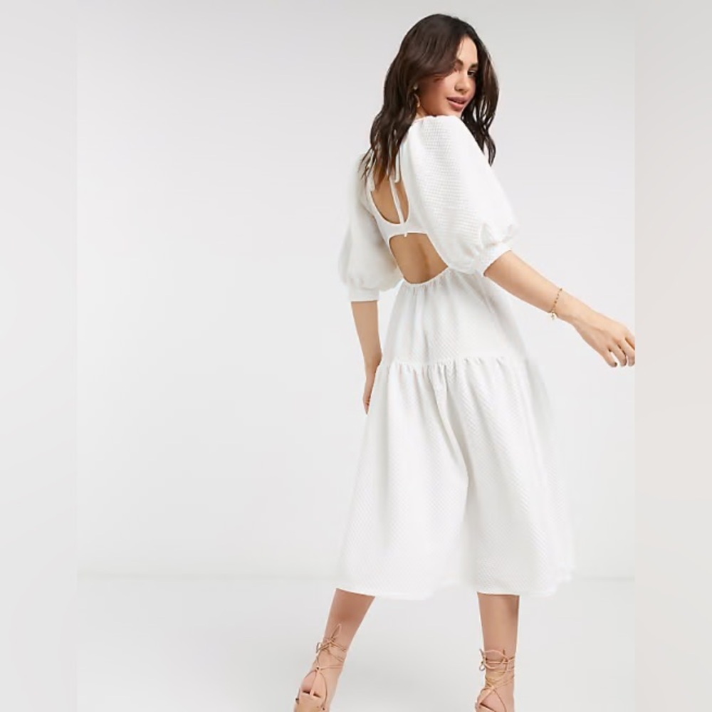 ASOS design midi smock dress